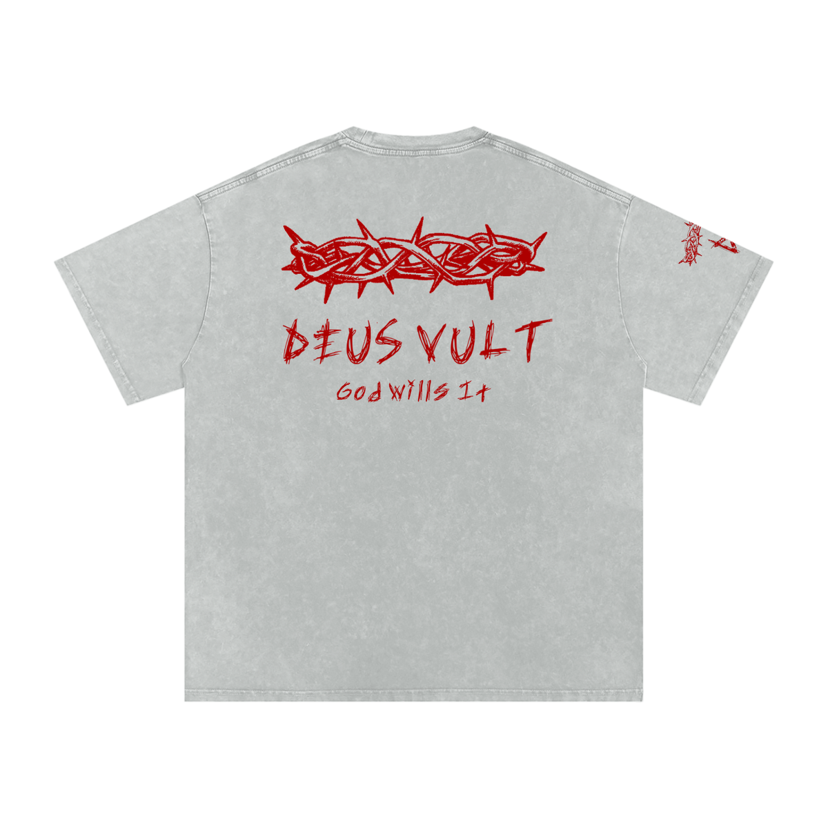 Deus Vult Snow Washed T-Shirt