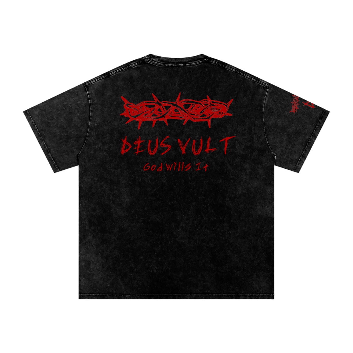 Deus Vult Snow Washed T-Shirt